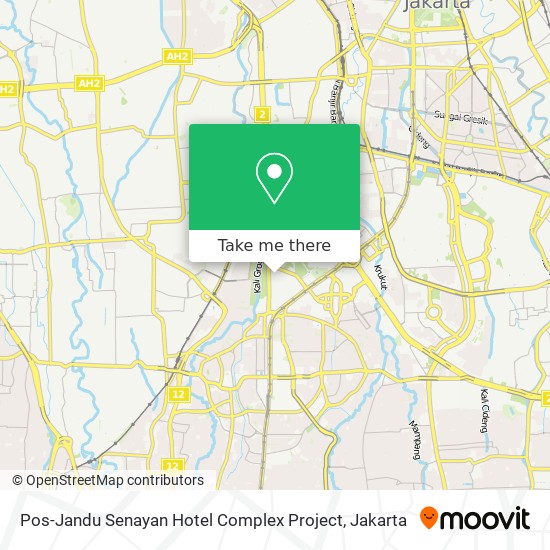 Pos-Jandu Senayan Hotel Complex Project map