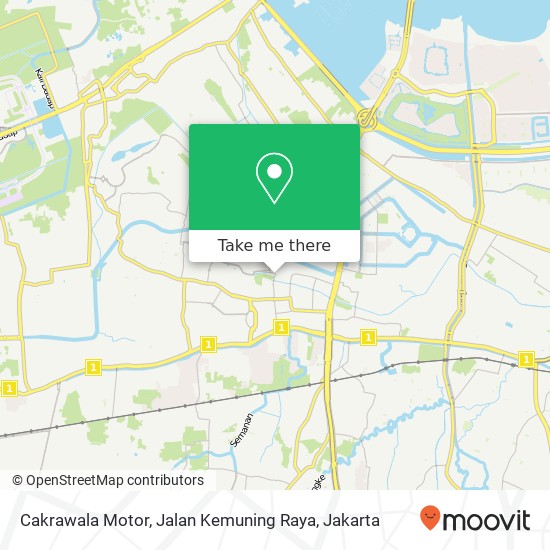 Cakrawala Motor, Jalan Kemuning Raya map