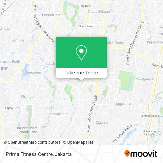 Prima Fitness Centre map