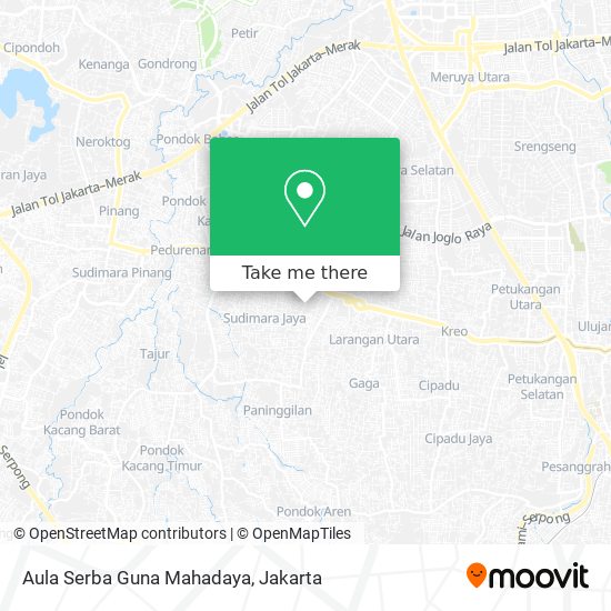 Aula Serba Guna Mahadaya map