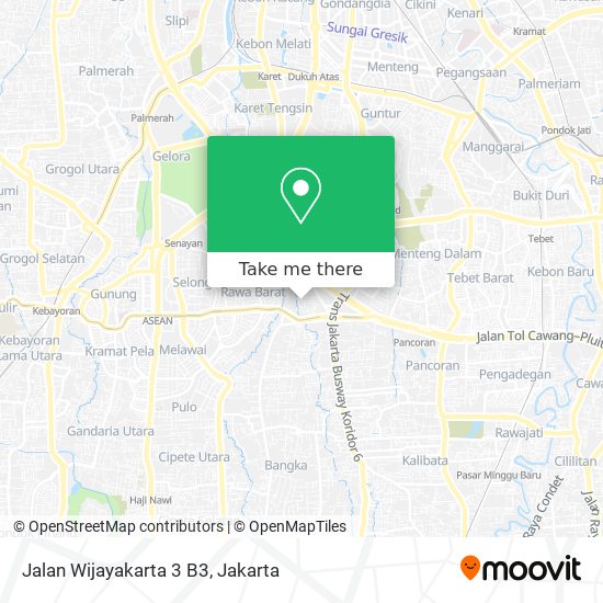 Jalan Wijayakarta 3 B3 map