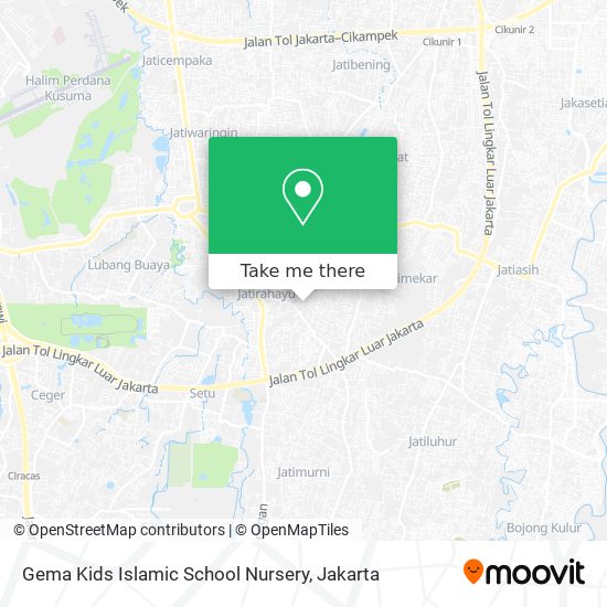 Gema Kids Islamic School Nursery map