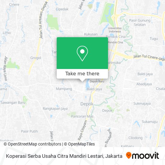 Koperasi Serba Usaha Citra Mandiri Lestari map