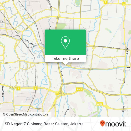 SD Negeri 7 Cipinang Besar Selatan map