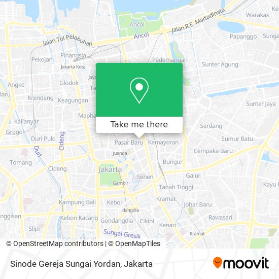 Sinode Gereja Sungai Yordan map