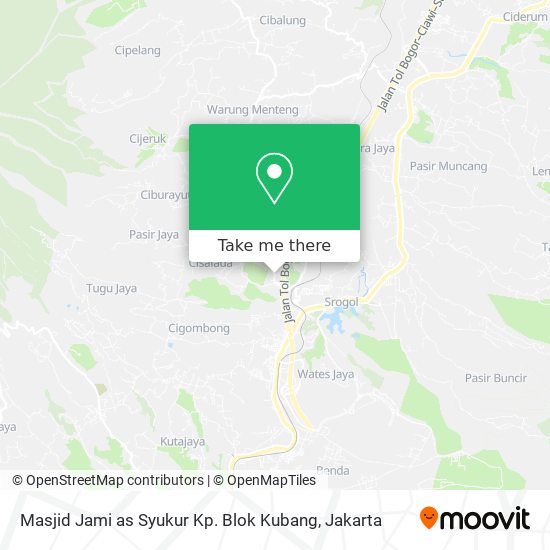 Masjid Jami as Syukur Kp. Blok Kubang map
