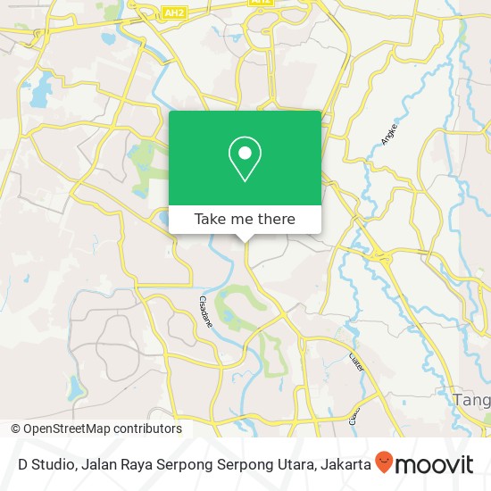 D Studio, Jalan Raya Serpong Serpong Utara map