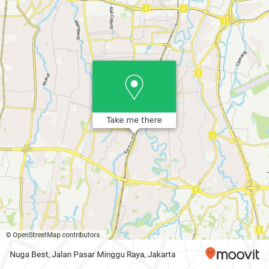 Nuga Best, Jalan Pasar Minggu Raya map