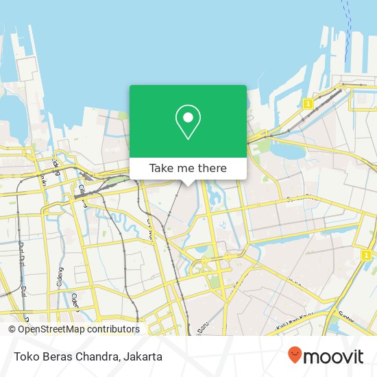 Toko Beras Chandra, Jalan Pademangan 27 Pademangan map
