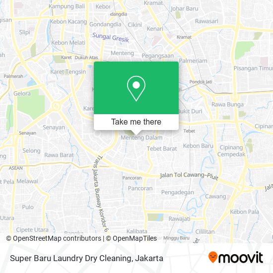 Super Baru Laundry Dry Cleaning map