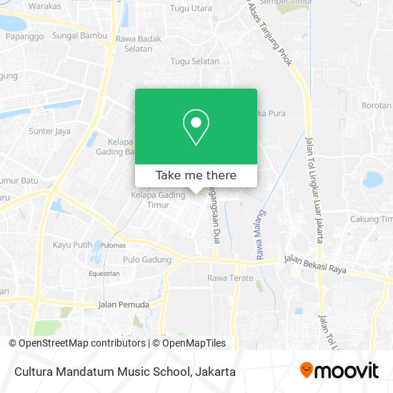 Cultura Mandatum Music School map