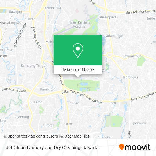 Jet Clean Laundry and Dry Cleaning map