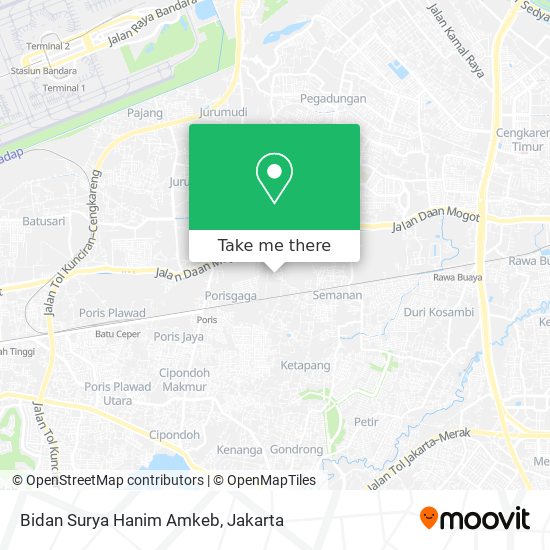 Bidan Surya Hanim Amkeb map