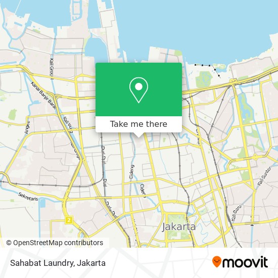 Sahabat Laundry map