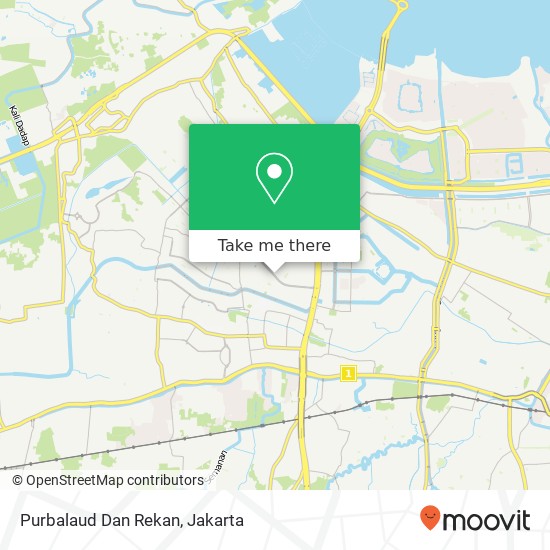 Purbalaud Dan Rekan, Jalan Taman Palem Lestari Cengkareng map