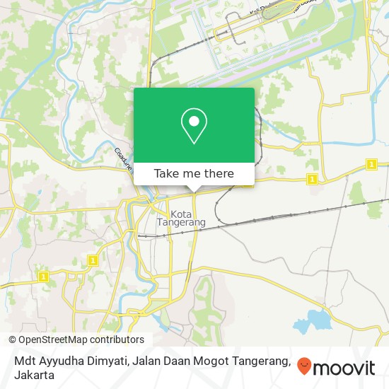 Mdt Ayyudha Dimyati, Jalan Daan Mogot Tangerang map