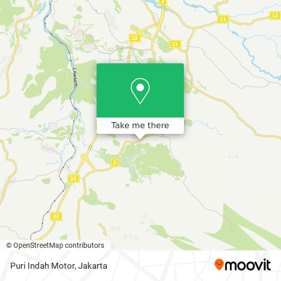 Puri Indah Motor map