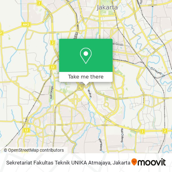 Sekretariat Fakultas Teknik UNIKA Atmajaya map