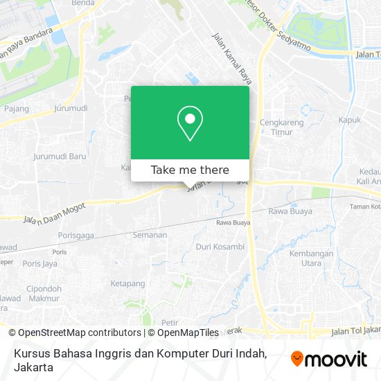 Kursus Bahasa Inggris dan Komputer Duri Indah map