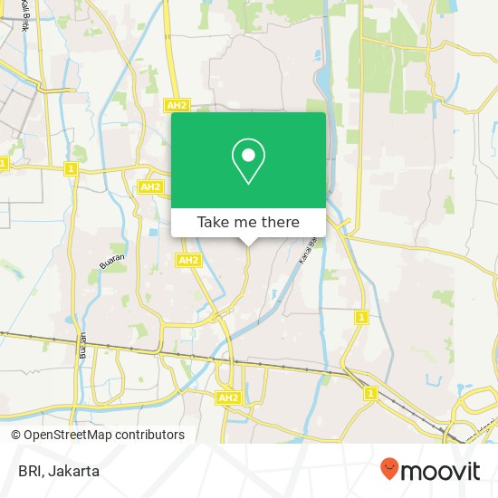 BRI, Jalan Pulogebang Cakung map