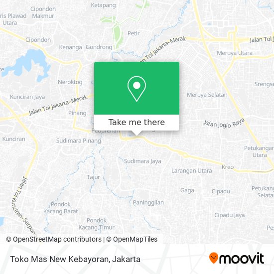 Toko Mas New Kebayoran map