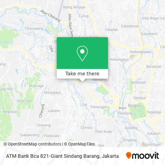 ATM Bank Bca 821-Giant Sindang Barang map
