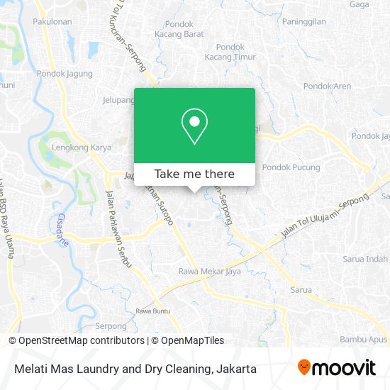 Melati Mas Laundry and Dry Cleaning map