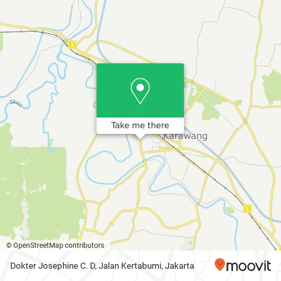 Dokter Josephine C. D, Jalan Kertabumi map