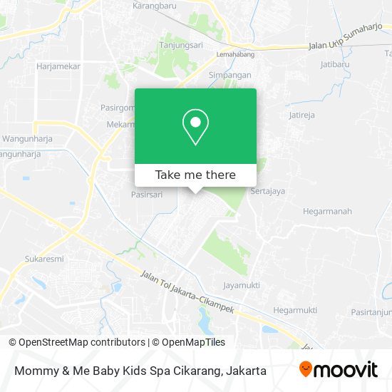 Mommy & Me Baby Kids Spa Cikarang map