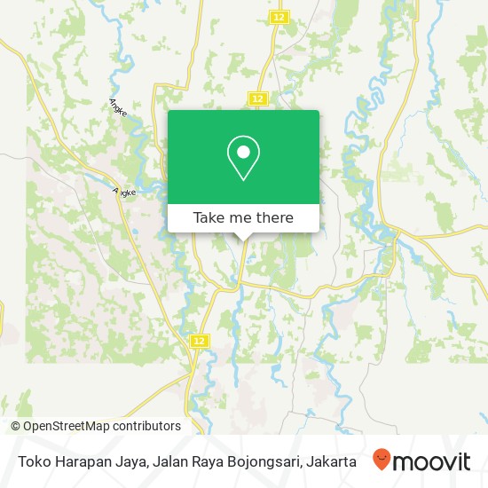Toko Harapan Jaya, Jalan Raya Bojongsari map