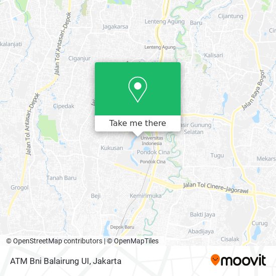 ATM Bni Balairung UI map