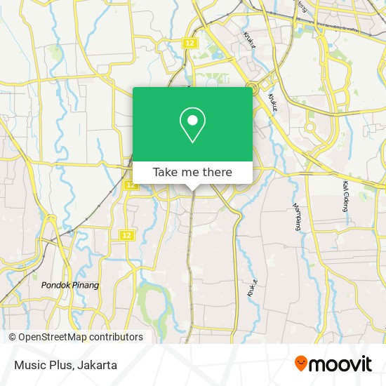 Music Plus map