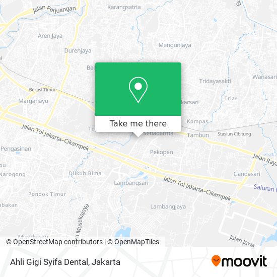 Ahli Gigi Syifa Dental map