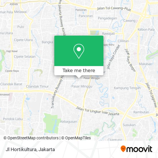 Jl Hortikultura map