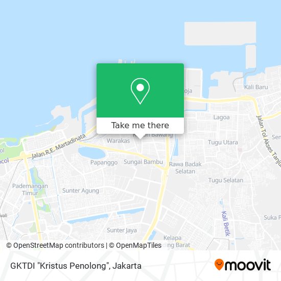 GKTDI "Kristus Penolong" map