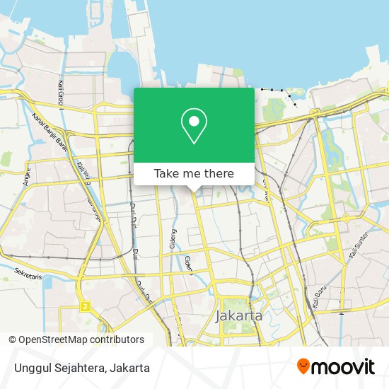 Unggul Sejahtera map