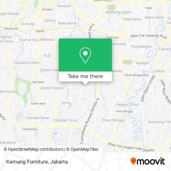 Kemang Furniture map