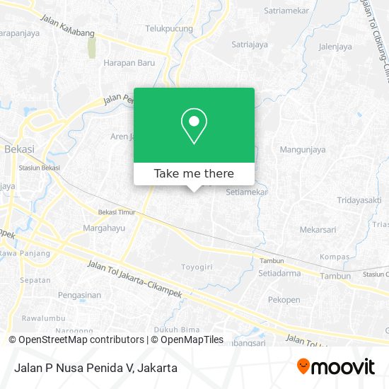 Jalan P Nusa Penida V map