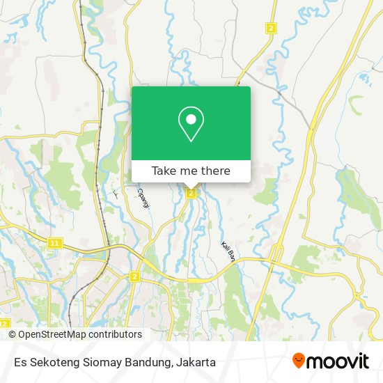 Es Sekoteng Siomay Bandung map
