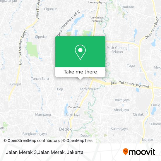 Jalan Merak 3,Jalan Merak map
