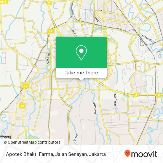 Apotek Bhakti Farma, Jalan Senayan map