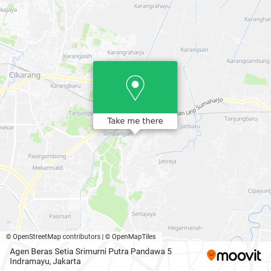 Agen Beras Setia Srimurni Putra Pandawa 5 Indramayu map