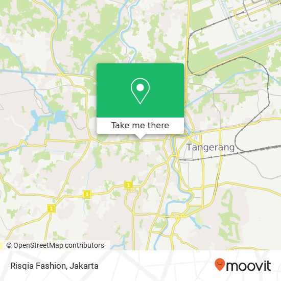 Risqia Fashion, Jalan Moh. Toha Karawaci map