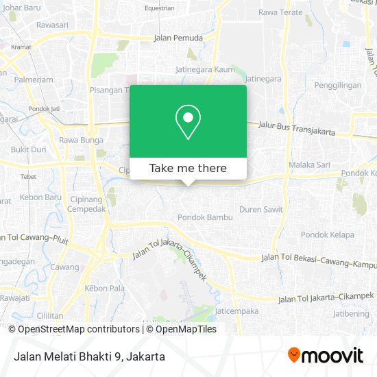 Jalan Melati Bhakti 9 map