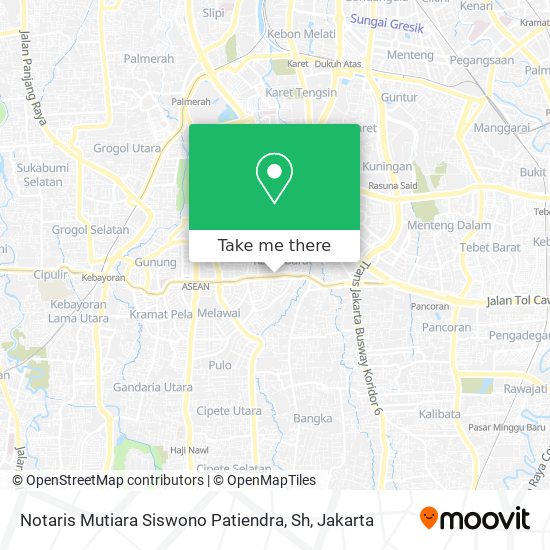 Notaris Mutiara Siswono Patiendra, Sh map