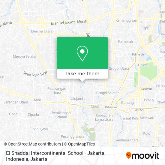 El Shaddai Intercontinental School - Jakarta, Indonesia map