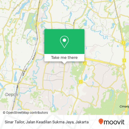 Sinar Tailor, Jalan Keadilan Sukma Jaya map