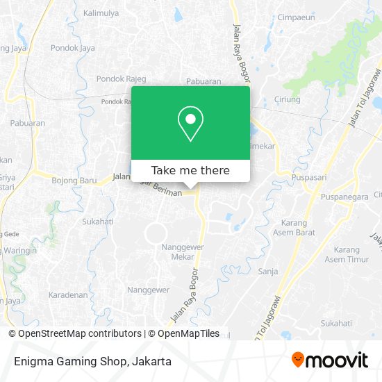 Enigma Gaming Shop map