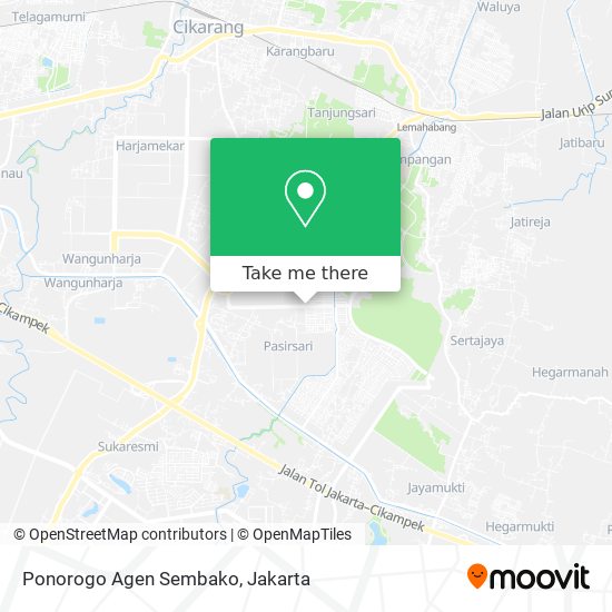 Ponorogo Agen Sembako map