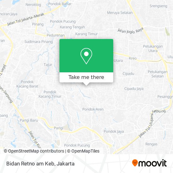 Bidan Retno am Keb map